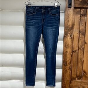a.n.a Dark Blue Skinny Stretch Jeans
